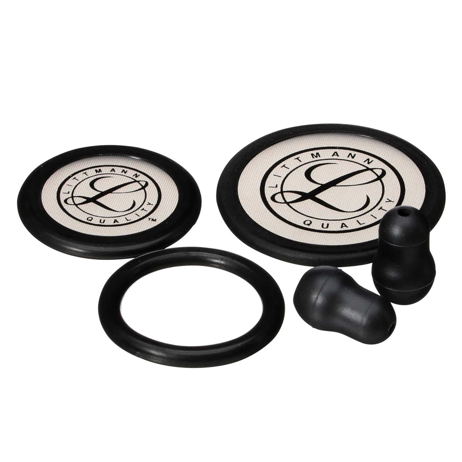 3M-Littmann-Stethoscope-Spare-Parts-Kit-for-Classic-III--Cardiology-IV-Black-40016-yRW0u