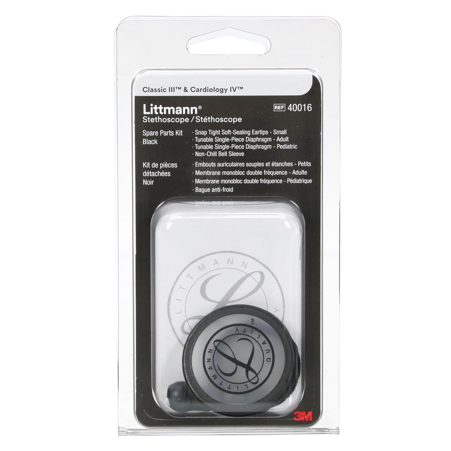 3M-Littmann-Stethoscope-Spare-Parts-Kit-for-Classic-III--Cardiology-IV-Black-40016-yRW0u